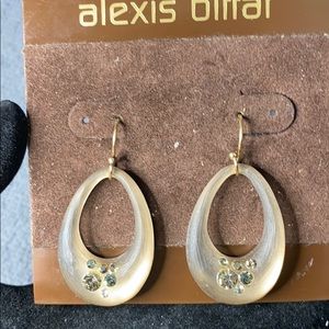 Alexis Bittar goldtone earring